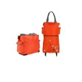 Panon-Color orange folding shopping cart