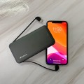 Verbatim Power Bank with embedded Lightning & Type Cables 10000mAh