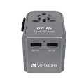 Verbatim 4 Port PD 45W Travel Adaptor