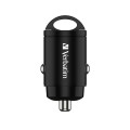 Verbatim Dual Type C PD 3.0 30W Mini Car Charger