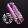 Double walled glass water bottle