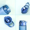 Tritan Frosted Drinking Straws Water Bottle