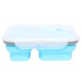 Silicone folding lunch box