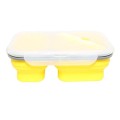 Silicone folding lunch box