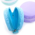 Macaron silicon coins purse