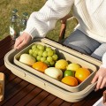 Outdoor Picnic Silicone Folding Basket