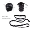 Elastic hands free dog leash