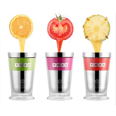 Stainless steel magic squeeze cup -- Slushy maker 