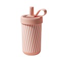 Multifunction Stainless Steel Straw Vacuum Bottle 480ml