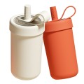 Multifunction Stainless Steel Straw Vacuum Bottle 480ml