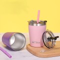 Stainless Steel Insulated Straw Mug 12oz