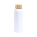 Bamboo Lid Small Mouth Double Layer Stainless Steel Thermos Bottle