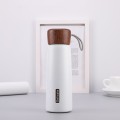 Simple Outdoor Car Wooden Lid Thermos bottle 400ml