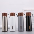 Simple Outdoor Car Wooden Lid Thermos bottle 400ml