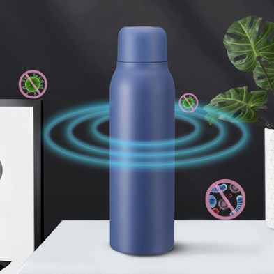 UV LED Light Sanitizing Thermos Bottle