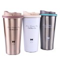 Stainless steel coffee cup 500ml