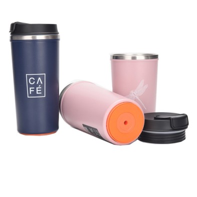 Stainless Steel Thermos Suction Mug