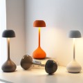 Nordic Danish room decoration portable charging tulip shaped small table lamp