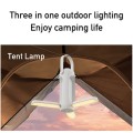 Folding outdoor camping light