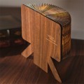 R type book lamp