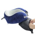 Travel portable Inflatable neck pillow + inflatable bag