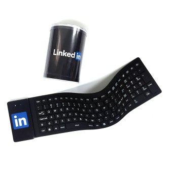 Foldable soft silicon bluetooth keyboard - Linked in