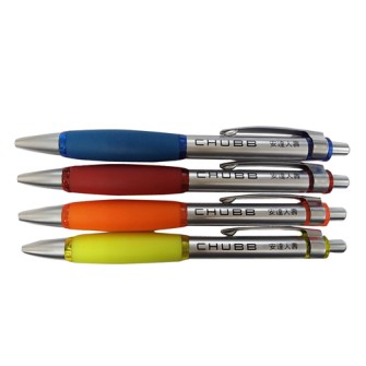 Promotional plastic ball pen-CHUBB