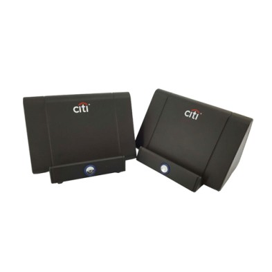 Wireless stereo triangle speaker - Citibank