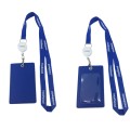 Badge holder with leather lanyard-Madhead