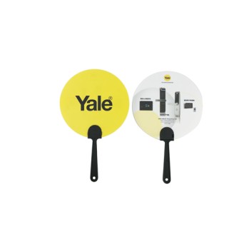 Promotion plastic fan -Yale