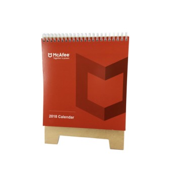 Desktop corporate calendar-McAfee