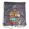 Drawstrings gym bag with handle -HK International Airport