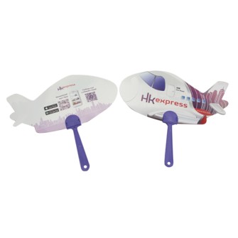 Promotion fan with diecut  -HK express