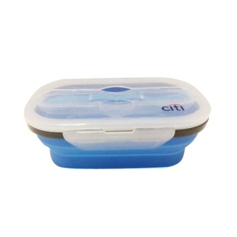 Silicone folding lunch box-Citibank