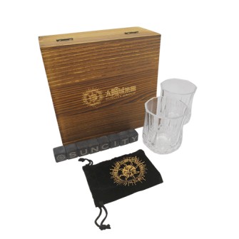 Whisky Cup + Ice Stone Set-SunCity