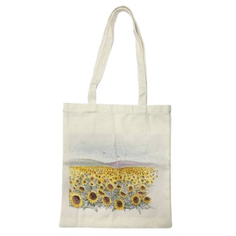 Cotton totebag shopping bag - Blue Current Hong Kong