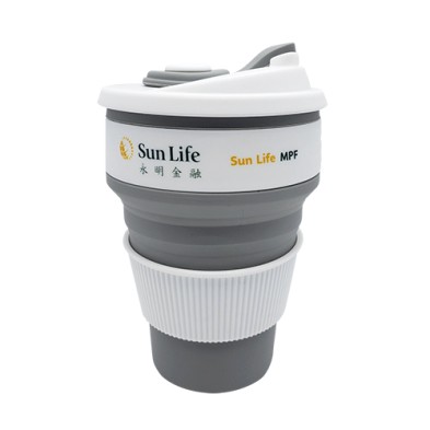 折叠便携硅胶旅行杯350ml-Sun Life