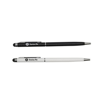 Promotional metal barrel TOUCH pen-Swiss Re