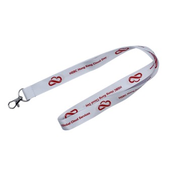 Reflective Corporate lanyard strap - HSBC