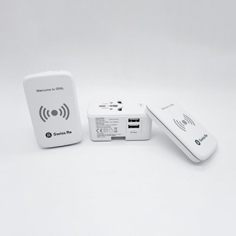 Travel adapter with wireless charger-Swiss Re