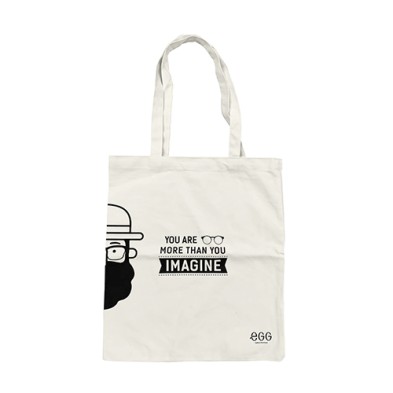 Cotton totebag shopping bag - EGG