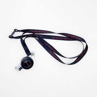 Corporate lanyard strap - Latham & Watkins