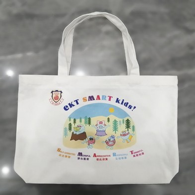 Cotton totebag shopping bag - plkcktps