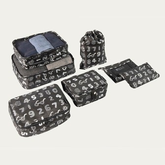 Travel Luggage Organizer Case 7pcs set -SOU SOU