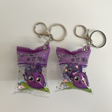 PVC keychain-HKPF