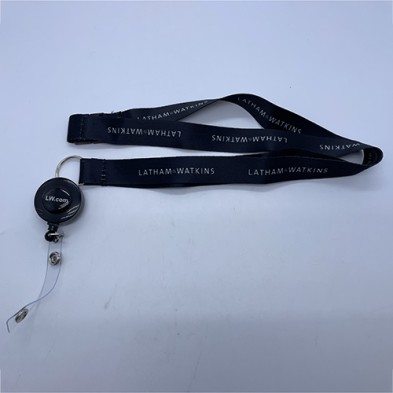 Corporate lanyard strap - Latham & Watkins