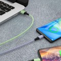 Liquid Soft Silicone Fast Charge 5A 3 In 1 Cable