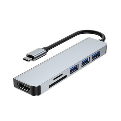 六合一适配器 USB Hub Type C