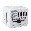 Universal Travel Plug With Four 3.5A USB Ports