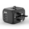 Universal travel adapter 3 USB+ Type C